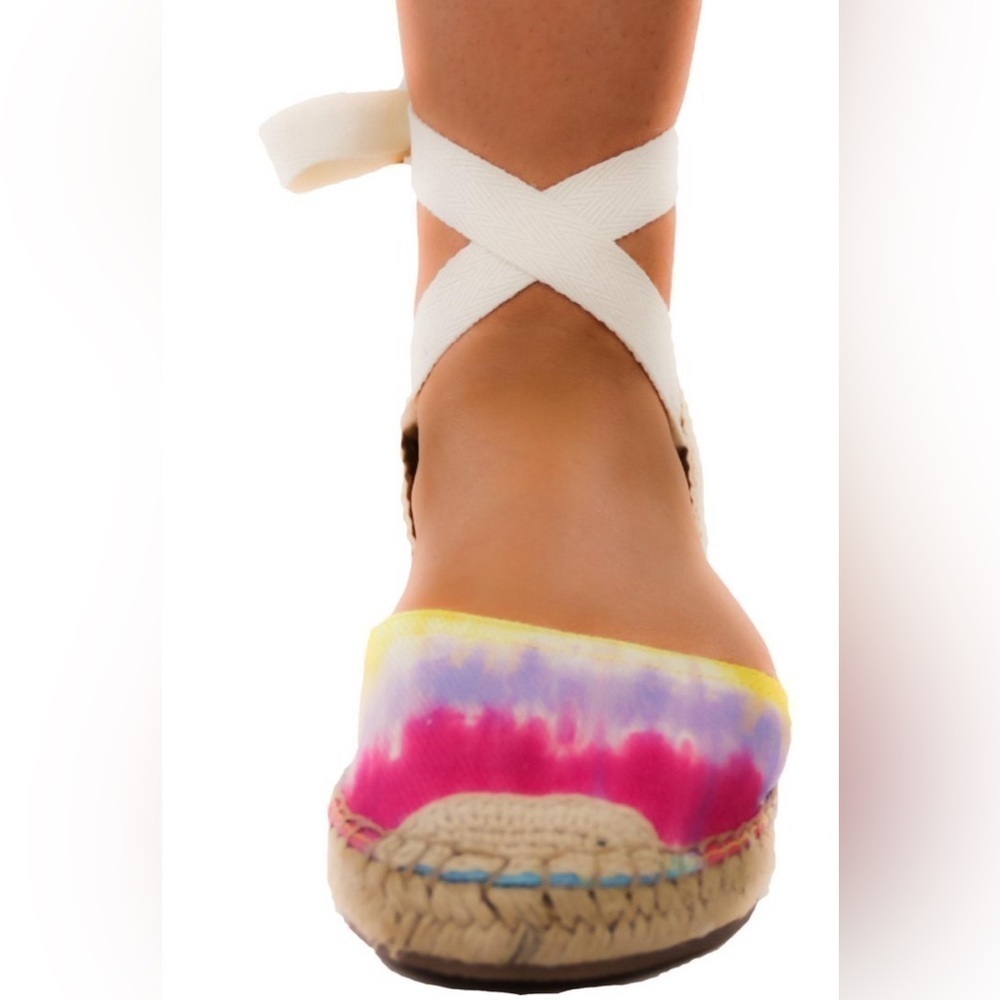 Nine West Mage Tie Up Espadrilles 7.5 M